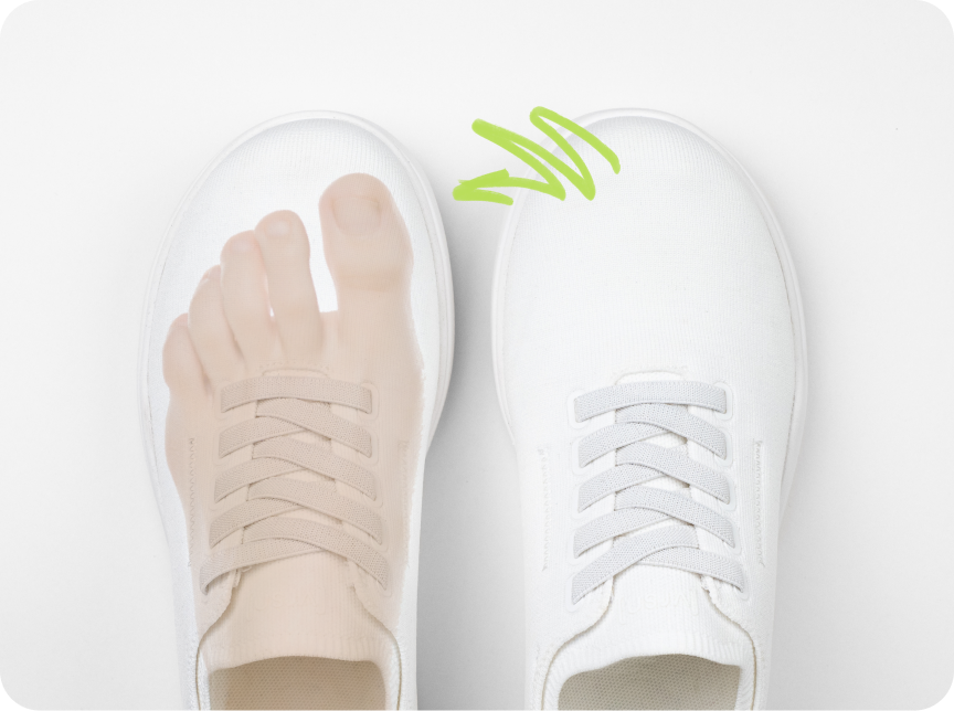 WIDE TOE BOX