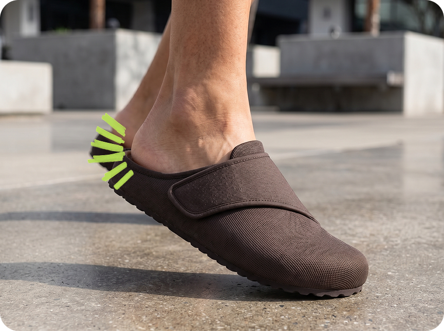 EXTRA HEEL CUSHIONING