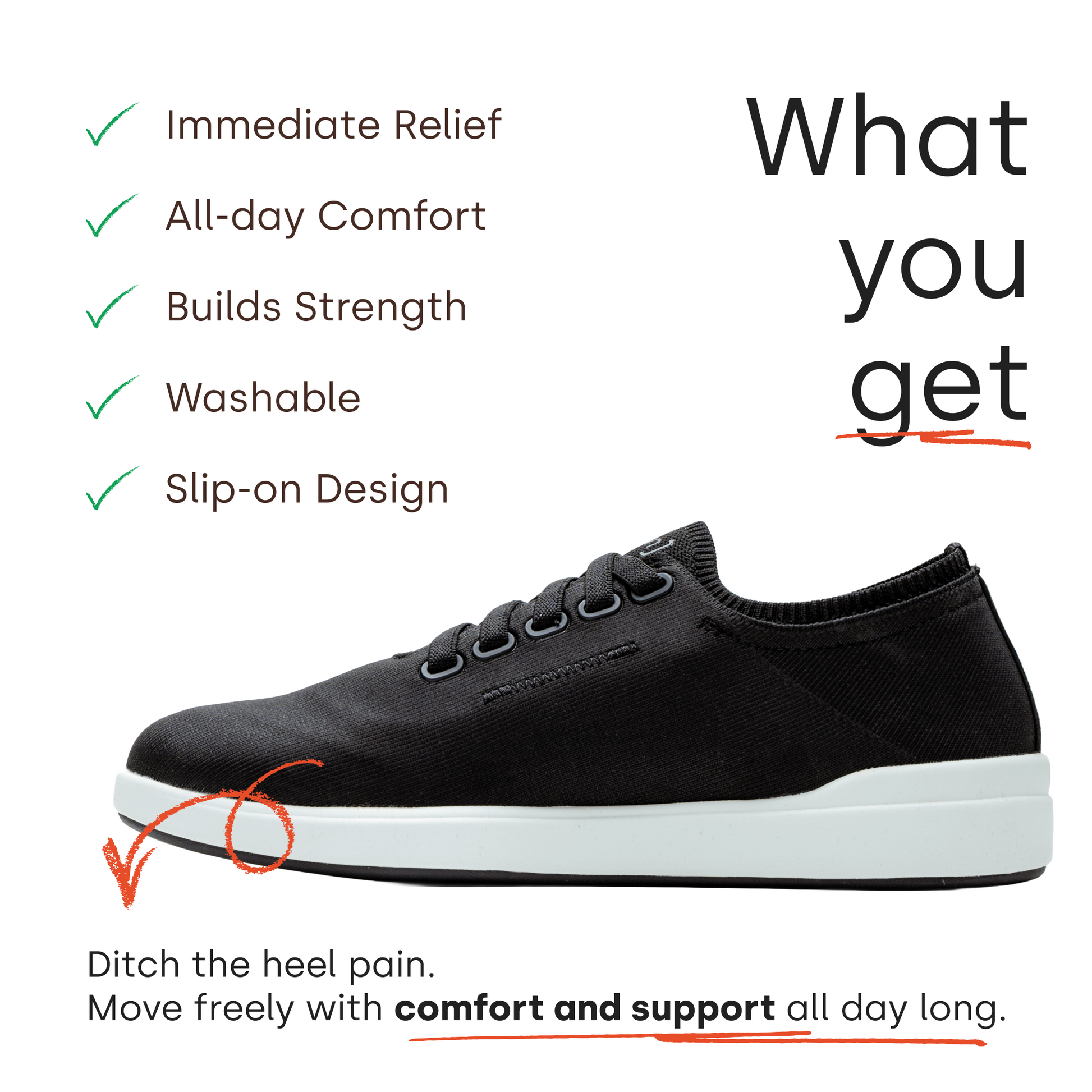 Men's Pain Relief Sneaker BOGO