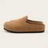 Tan · Suede Relief Clog, side view