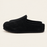 Black · Suede Relief Clog, side view