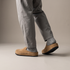 Tan · walking away, open back and Relief footbed