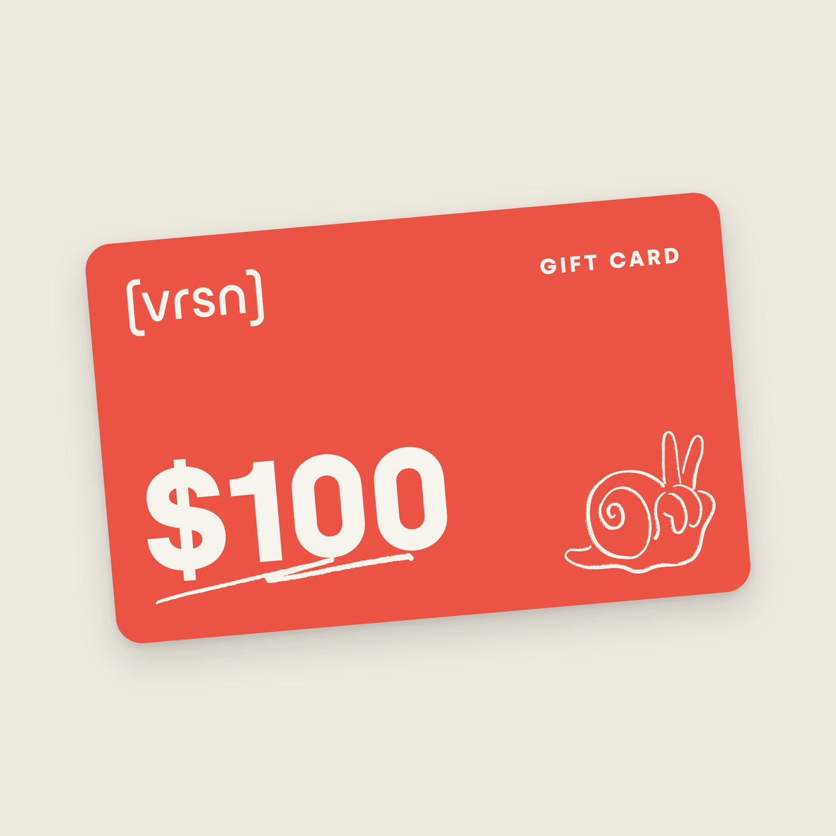 [vrsn] $100 gift card