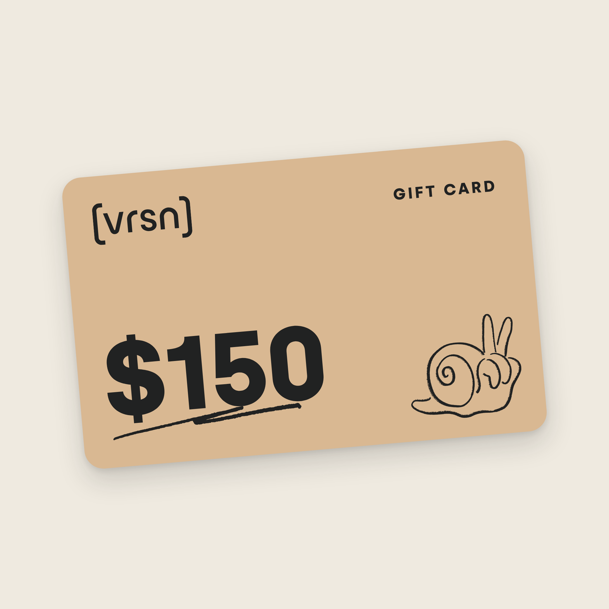 [vrsn] $150 gift card