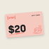[vrsn] $20 gift card