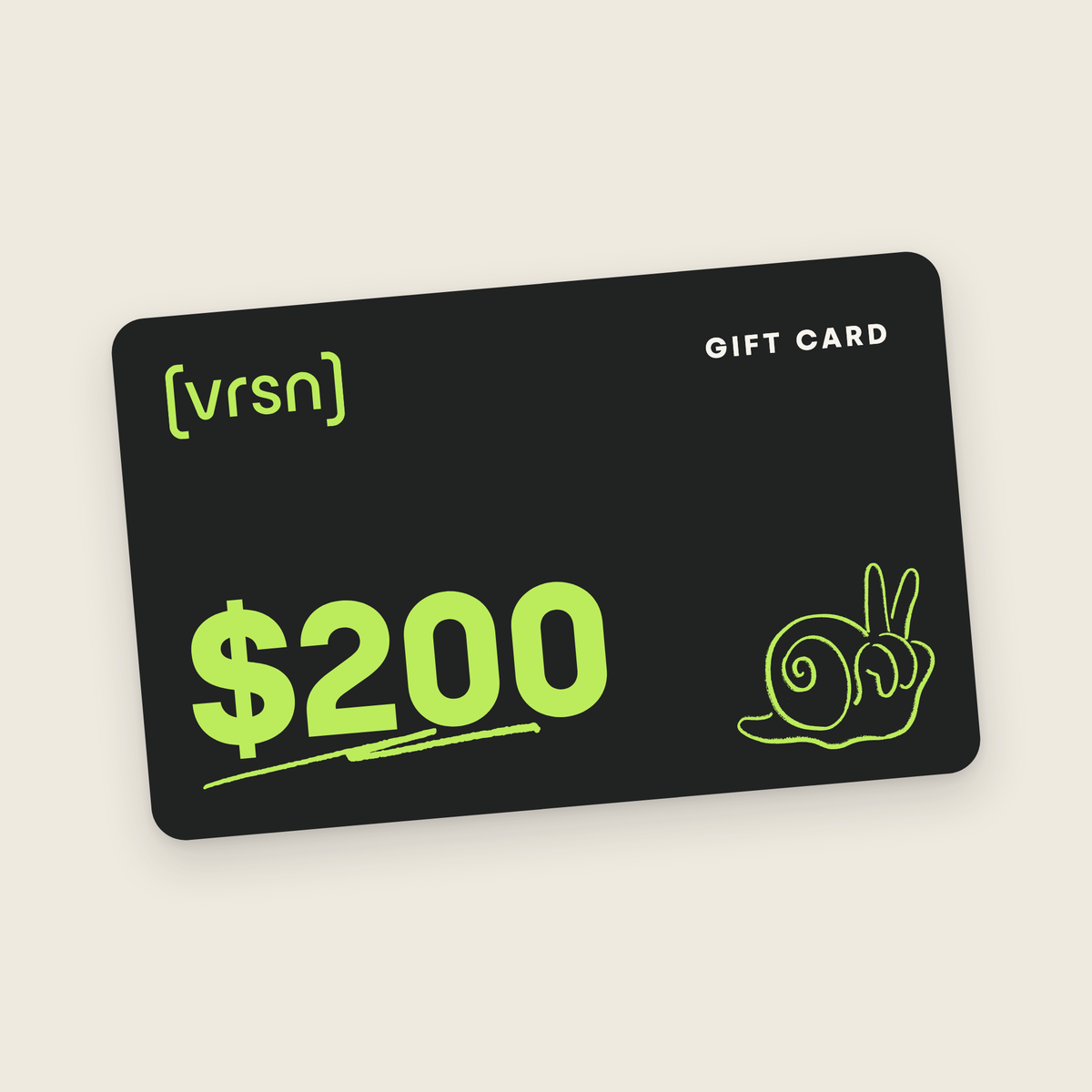 [vrsn] $200 gift card
