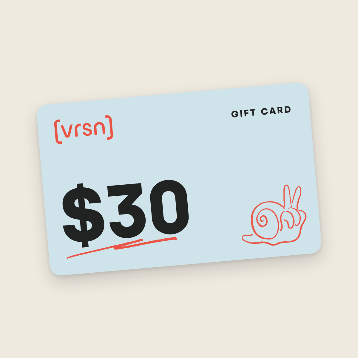[vrsn] $30 gift card