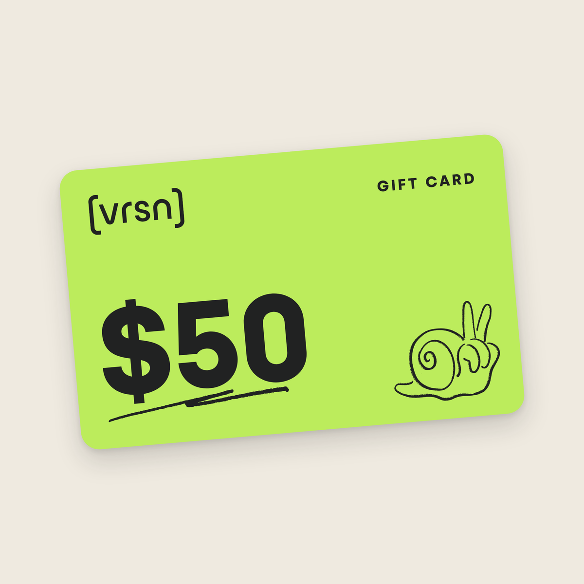 [vrsn] $50 gift card